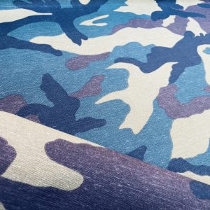 Green Army Camo Camouflage Fabric - Curtain Upholstery Uniform Material - 136cm wide