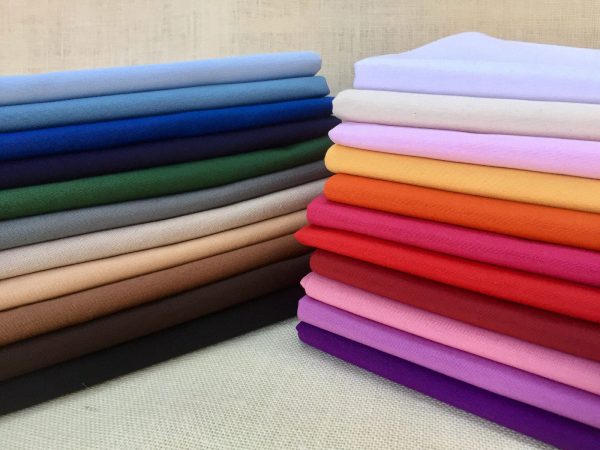 BLACK Plain Ottoman Fabric For Curtains Upholstery Cotton Canvas Material - 110"/280cm Wide - Image 2