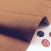 DARK BEIGE Plain Ottoman Fabric For Curtains Upholstery Cotton Canvas Material - 55"/140cm Wide