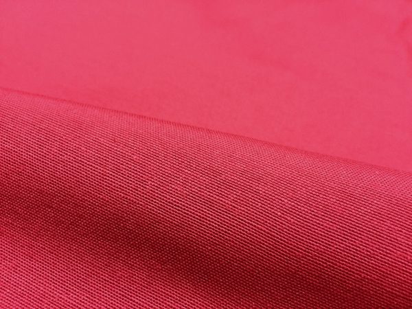 FUCHSIA Plain Ottoman Fabric For Curtains Upholstery Cotton Canvas Material - 55"/140cm Wide