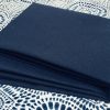 NAVY BLUE Plain Ottoman Fabric For Curtains Upholstery Cotton Canvas Material - 110"/280cm Wide
