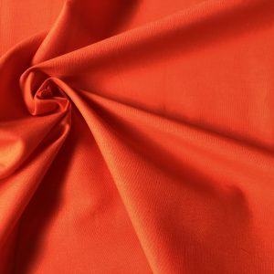 CLEARANCE SALE Plain 60SQ Cotton Fabric Material for Home Decor Curtains Dressmaking Scrubs - 150cm Wide - Orange