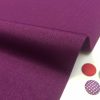 PURPLE Plain Ottoman Fabric For Curtains Upholstery Cotton Canvas Material - 55"/140cm Wide