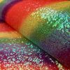 3mm Mini Sequins Fabric Material - 1 way stretch - 130cm or 51" wide - Sparkling Paillettes - Gay Pride - Image 6