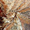 3mm Mini Sequins Fabric Material - 1 way stretch - 130cm or 51" wide - Sparkling Paillettes - Gold on Black - Image 3