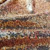 3mm Mini Sequins Fabric Material - 1 way stretch - 130cm or 51" wide - Sparkling Paillettes - Gold on Black - Image 4