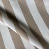 BEIGE & White Stripe Teflon Waterproof Outdoor Fabric for cushion, gazebo, beach - 55"/140cm Wide