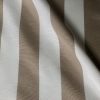 Beige & White Striped Fabric - Sofia Stripes Curtain Tablecloth Upholstery Material - 55"/140cm Wide Canvas - Image 2