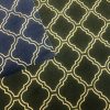 Sale - Dark Green & Gold Moroccan Arabic Damask Print Fabric Curtain Material Upholstery Home Decor - 55" or 140cm Wide - Image 8