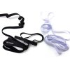 Flat Elastic 1/4" or 6mm Knitted Braided Strong Stretchy Band Washable Cord For Sewing Masks Dressmaking Cuff DIY - BLACK or WHITE