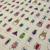 Ivory Bugs & Insects Fabric for Curtains Upholstery Dressmaking - Bee Moth Butterfly Dragonfly Print 100% Cotton Material - 55"/140cm wide - Image 2