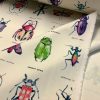 Ivory Bugs & Insects Fabric for Curtains Upholstery Dressmaking - Bee Moth Butterfly Dragonfly Print 100% Cotton Material - 55"/140cm wide - Image 5