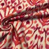 Pink IKAT Floral Fan Damask Flower Fabric Geometric Paisley Cotton Material Curtain Upholstery Home Decor - 55"/140cm Wide - Image 2