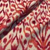 Pink IKAT Floral Fan Damask Flower Fabric Geometric Paisley Cotton Material Curtain Upholstery Home Decor - 55"/140cm Wide - Image 6