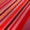 RASPBERRY RED BROWN Striped Dress Home Decor Light Upholstery Material Curtains Stripes Cotton Satin Feel Fabric - 55"/140cm Wide - Image 4