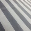 Silver Grey & White Striped Fabric - Sofia Stripes Curtain Tablecloth Upholstery Material - 110"/280cm Wide Canvas