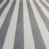 Silver Grey & White Striped Fabric - Sofia Stripes Curtain Tablecloth Upholstery Material - 110"/280cm Wide Canvas - Image 6