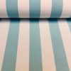 Sky Blue & White Striped Fabric - Sofia Stripes Curtain Tablecloth Upholstery Material - 55"/140cm Wide Canvas - Image 6