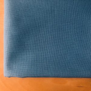 BLUE - Plain Medium Weight Cotton Fabric For Dressmaking Curtains Light Upholstery Canvas Material - 110"/280cm Extra Wide