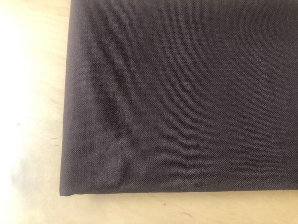 BROWN - Plain Medium Weight Cotton Fabric For Dressmaking Curtains Light Upholstery Canvas Material - 110"/280cm Wide
