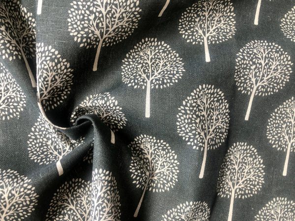 GREY Mulberry Tree Cotton Linen Fabric Natural Light Grey Hessian Jute Material Home Decor Curtain Upholstery- 59"/150cm Wide Canvas - Image 3