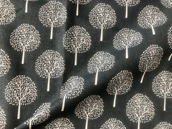 GREY Mulberry Tree Cotton Linen Fabric Natural Light Grey Hessian Jute Material Home Decor Curtain Upholstery- 59"/150cm Wide Canvas - Image 2