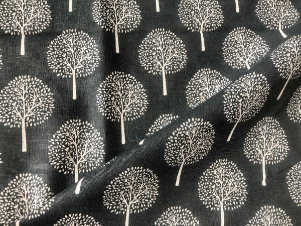 GREY Mulberry Tree Cotton Linen Fabric Natural Light Grey Hessian Jute Material Home Decor Curtain Upholstery- 59"/150cm Wide Canvas - Image 4