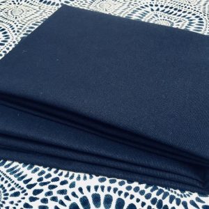 NAVY BLUE Waterproof Outdoor Ottoman Fabric Soft Teflon Material Plain Colours For Cushion Gazebo Beach - 55"/140cm Wide Canvas