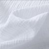 White Double Gauze MUSLIN 100% Cotton Fabric Curtains Fine Cheese Baby Cloth Linen Look Event Wedding Textile - 55" or 140cm Wide