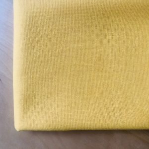 YELLOW - Plain Medium Weight Cotton Fabric For Dressmaking Curtains Light Upholstery Canvas Material - 110"/280cm Wide