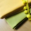 YELLOW - Plain Medium Weight Cotton Fabric For Dressmaking Curtains Light Upholstery Canvas Material - 110"/280cm Wide - Image 2