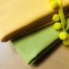 YELLOW - Plain Medium Weight Cotton Fabric For Dressmaking Curtains Light Upholstery Canvas Material - 55"/140cm Wide - Image 2