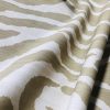 African BEIGE & CREAM Zebra Stripes Print Linen Look Cotton Fabric Furnishing Curtain Upholstery Material - 54"/138cm Wide Canvas - Image 4