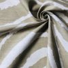 African BEIGE & CREAM Zebra Stripes Print Linen Look Cotton Fabric Furnishing Curtain Upholstery Material - 108"/275cm Extra Wide Canvas - Image 4