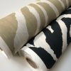 African BLACK & WHITE Zebra Stripes Print Linen Look Cotton Fabric Furnishing Curtain Upholstery Material - 54"/138cm Wide Canvas - Image 9