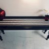 BLACK & WHITE Striped Teflon Table Runner For Events, Weddings, Home decor, Water Repellent - 12'' wide - Any Length - Image 4