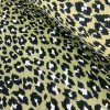 Green & Black Leopard Animal Fur Print Fabric Cotton Curtain Upholstery Material - 110"/280cm extra wide - Image 4