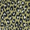 Green & Black Leopard Animal Fur Print Fabric Cotton Curtain Upholstery Material - 110"/280cm extra wide - Image 6