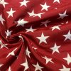Christmas Stars Jacquard Double Face Gobelin Fabric Material for Curtains Home Decor Upholstery - 55"/140cm Wide - RED & WHITE - Image 2