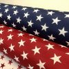 Christmas Stars Jacquard Double Face Gobelin Fabric Material for Curtains Home Decor Upholstery - 55"/140cm Wide - RED & WHITE - Image 6