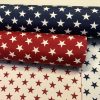 Christmas Stars Jacquard Double Face Gobelin Fabric Material for Curtains Home Decor Upholstery - 55"/140cm Wide - RED & WHITE - Image 7
