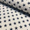 Christmas Stars Jacquard Double Face Gobelin Fabric Material for Curtains Home Decor Upholstery - 55"/140cm Wide - WHITE & NAVY BLUE - Image 4