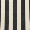 Charcoal Grey & White Striped DRALON Outdoor Fabric Acrylic Teflon Waterproof Upholstery Material For Cushion Gazebo Beach - 125"/320cm Wide - Image 3