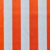 Orange & White Striped DRALON Outdoor Fabric Acrylic Teflon Waterproof Upholstery Material For Cushion Gazebo Beach - 63"/160cm Wide - Image 3