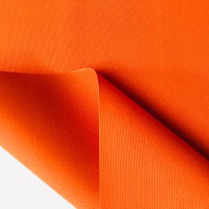 Orange Plain DRALON Outdoor Fabric Solid Acrylic Teflon Waterproof Upholstery Material For Cushion Gazebo Beach - 125"/320cm Extra Wide