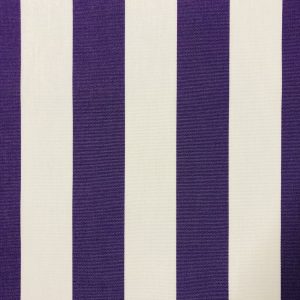 Purple & White Striped DRALON Outdoor Fabric Acrylic Teflon Waterproof Upholstery Material For Cushion Gazebo Beach - 125"/320cm Extra Wide