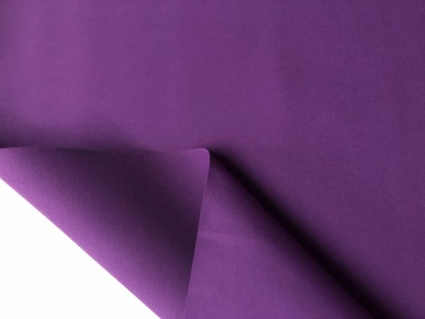 Purple Plain DRALON Outdoor Fabric Solid Acrylic Teflon Waterproof Upholstery Material For Cushion Gazebo Beach - 125"/320cm Extra Wide