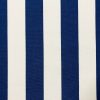Royal Blue & White Striped DRALON Outdoor Fabric Acrylic Teflon Waterproof Upholstery Material For Cushion Gazebo Beach - 63"/160cm Wide - Image 2