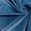 LUX Velvet Fabric Super Soft Strong Velour Material Home Decor Curtains Upholstery Dressmaking - 59"/150 cm Wide - NAVY BLUE