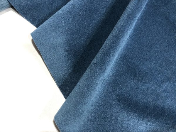 LUX Velvet Fabric Super Soft Strong Velour Material Home Decor Curtains Upholstery Dressmaking - 59"/150 cm Wide - NAVY BLUE - Image 2